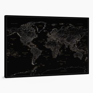 world travel maps with push pins