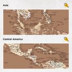 World-Map-Brown-beige-details-asia-america-close-ups 16p
