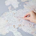 detailed europe continent world map grey cream 2eu