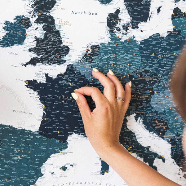 europe map to mark cities visited 14eu