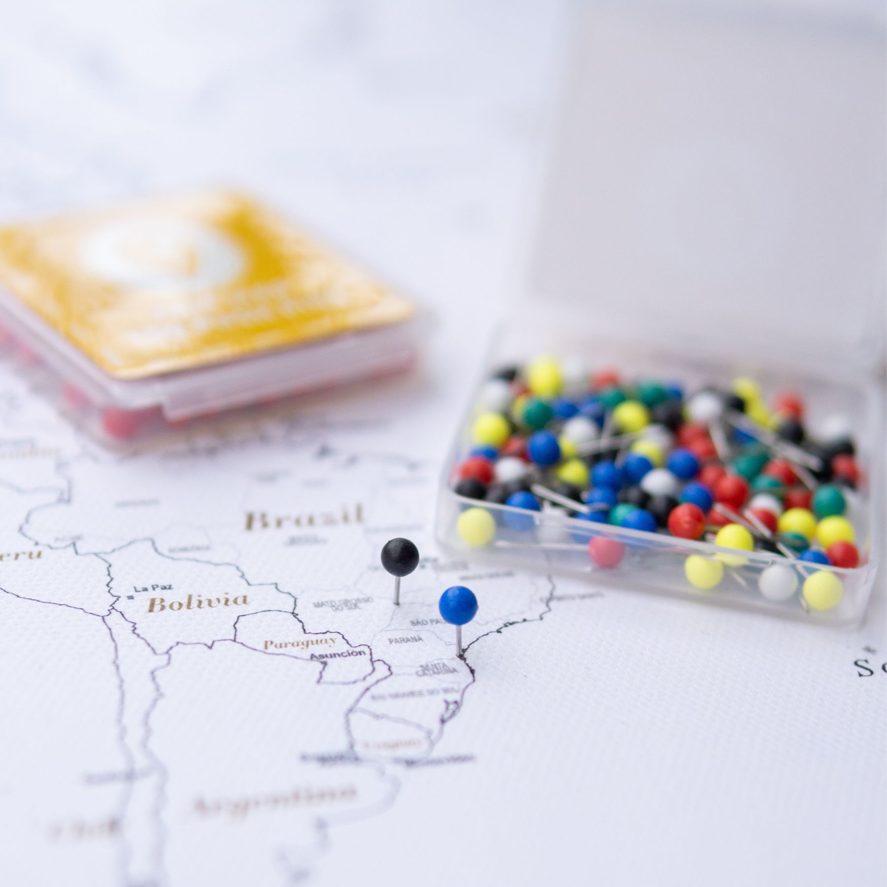 Map Push Pins - Color Mix | Tripmap.com