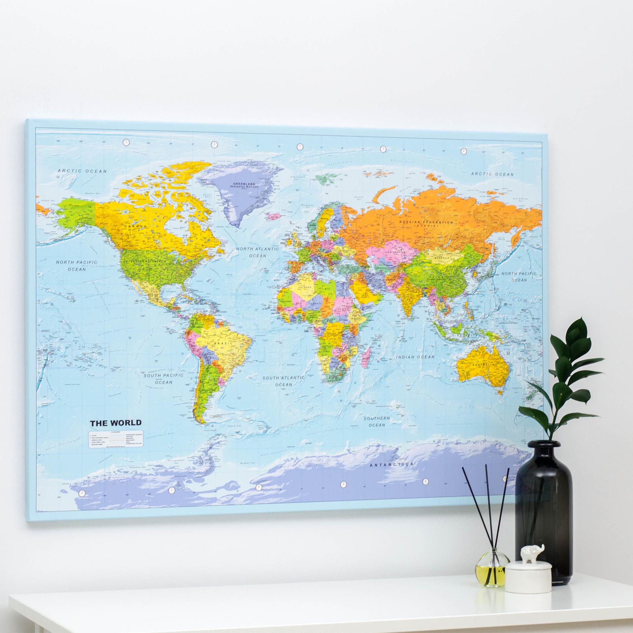 Push Pin World Map (Pin Board) - Natural Earth in 2023  Family travel map,  World map with pins, Family travel goals