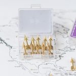 uniques push pins for bulletboard and map
