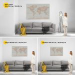 vintage-world-map-canvas-with-pins-sizes 20p