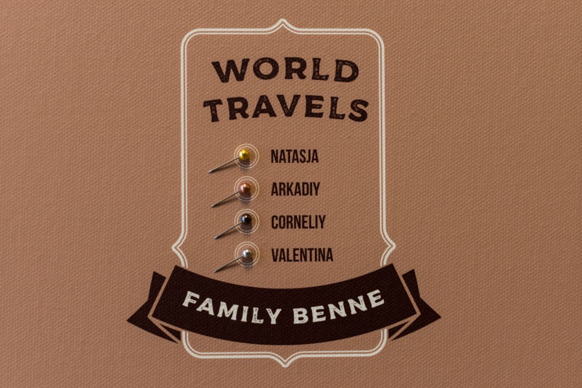 Personalized World Traveler Map to pin places i have been