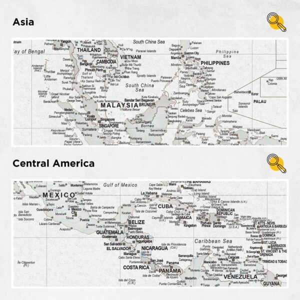 35P map CloseUp EN Azija & Centrinė Amerika
