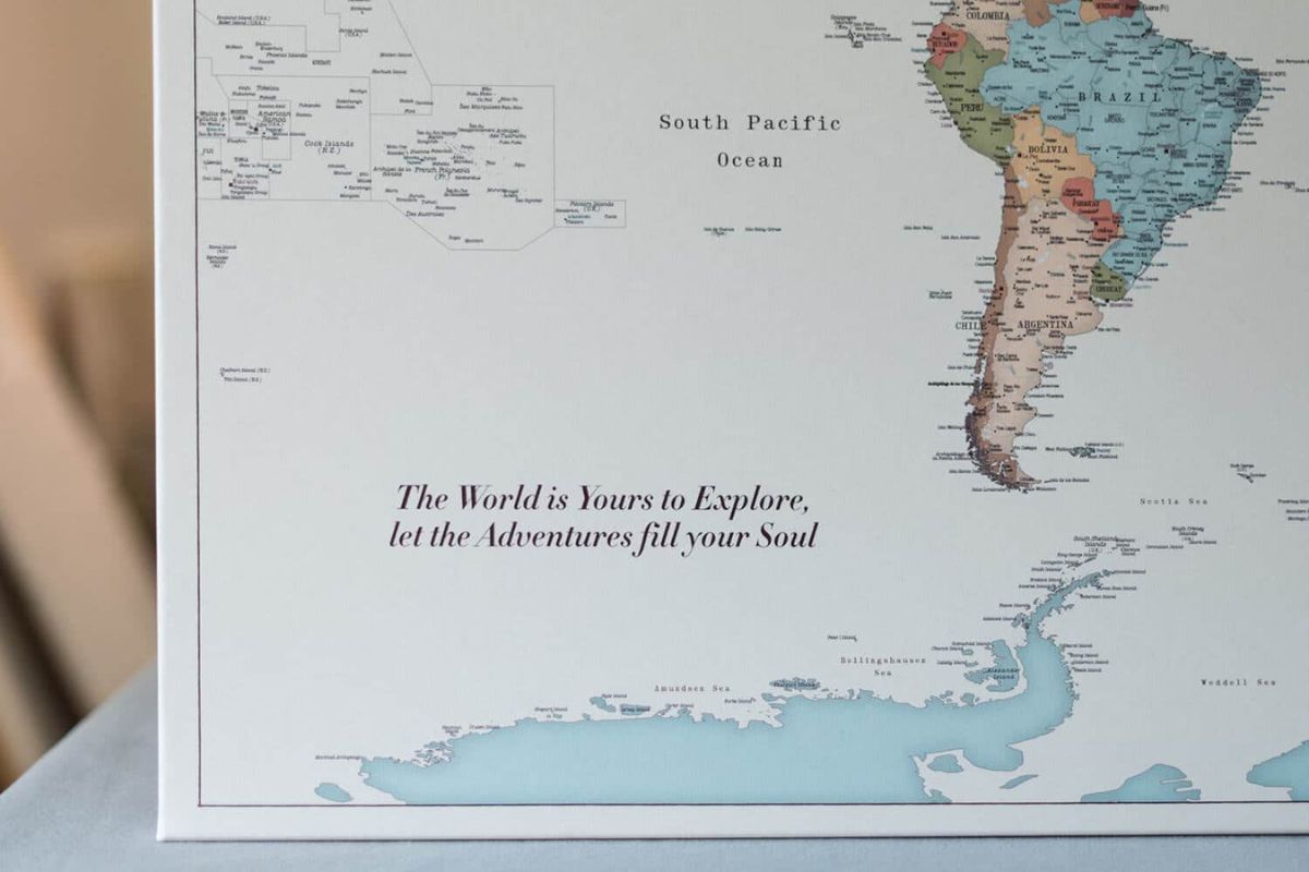 inspiring travel Quotes to Personalize Your Push Pin Travel Map