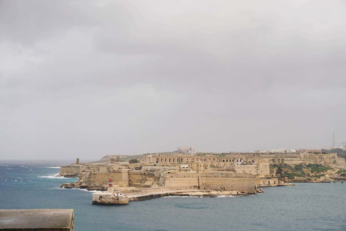 Valetos senamiestis maltos saloje salyje ziema